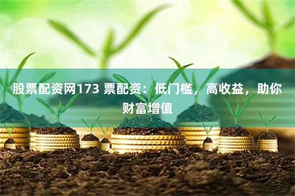 股票配资网173 票配资：低门槛，高收益，助你财富增值